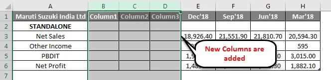 Aggiungi Una Colonna In Excel Come Aggiungere E Modificare Una