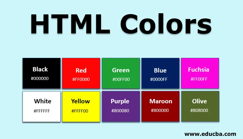HTML Barvy Jak Nastavit Barvu Pozad V HTML P klad