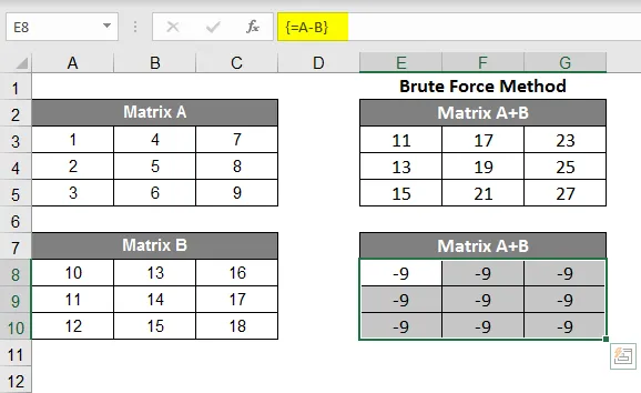 Matrice Dans Excel M thodes Pour Cr er Une Matrice De Donn es Dans Matrice Dans Excel M thodes Pour Cr er Une Matrice De Donn es Dans