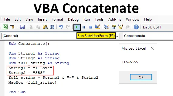 Concatenate Delimiter Variables And Range Excel Vba T 7885